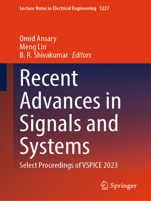 cover image of Recent Advances in Signals and Systems